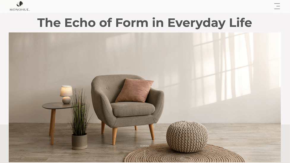 MONOHUE.MVデザイン